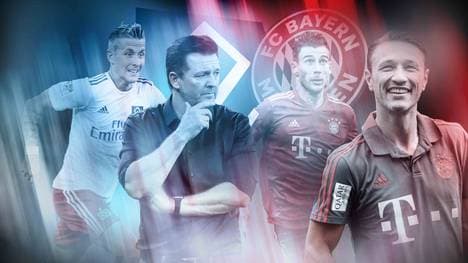 Der FC Bayern testet am Mittwoch beim Hamburger SV