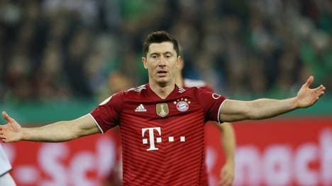 Robert Lewandowski verzweifelt in Gladbach