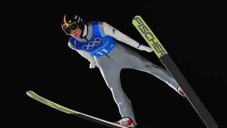 Andreas Wellinger sicherte den Sieg der deutschen Skispringer ab