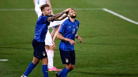 Auch der Ex-Dortmunder Ciro Immobile (l.) traf bei Italiens souveränem Erfolg gegen Tschechien