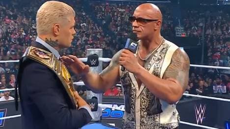 The Rock hatte bei WWE SmackDown einen klaren Wunsch an Cody Rhodes