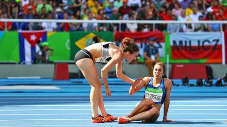 Abbey D'Agostino und Nikki Hamblin