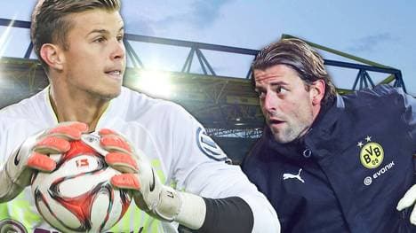 Mitch Langerak Roman Weidenfeller Borussia Dortmund