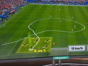 Während des WM-Sechzehntelfinals zwischen Belgien und dem Senegal wird diese Flitzer-Szene detailliert analysiert.