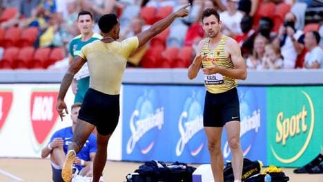 Leo Neugebauer und Niklas Kaul (r.)