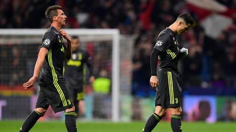 Auch Cristiano Ronaldo (r.) und Mario Mandzukic konnten die Juve-Pleite nicht verhindern