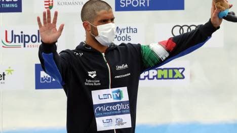 Dario Verani holt Gold im Freiwasser