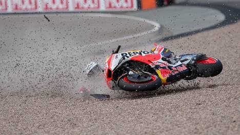Marc Marquez hat sich am Sachsenring verletzt