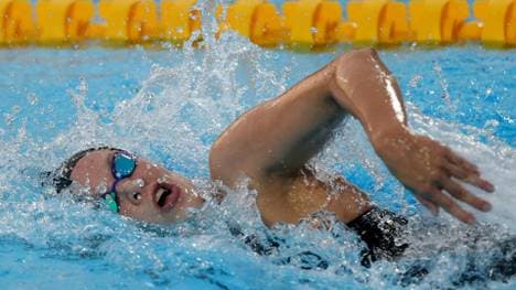 Celine Rieder bei ihrem EM-Silber