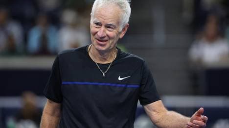 Steht selbst noch manchmal auf dem Court: John McEnroe