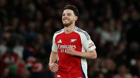 Gefeierter Mann: Arsenals Rice