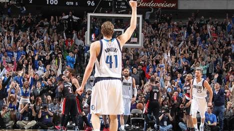 Dirk Nowitzki von den Dallas Mavericks