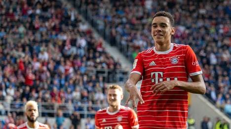 Jamal Musiala schoss den FC Bayern gegen Hoffenheim in Führung
