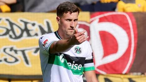 Enzo Leopold kam mit Hannover in Dresden nicht über ein Remis hinaus