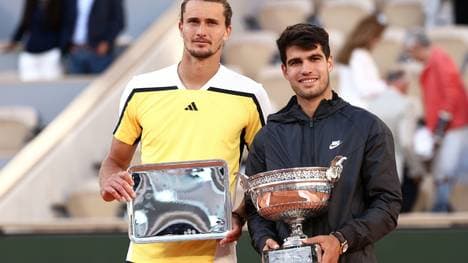 Publikumsmagneten: Zverev und Alcaraz