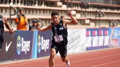 Deniz Almas bestätigt seinen DM-Titel über 100 Meter