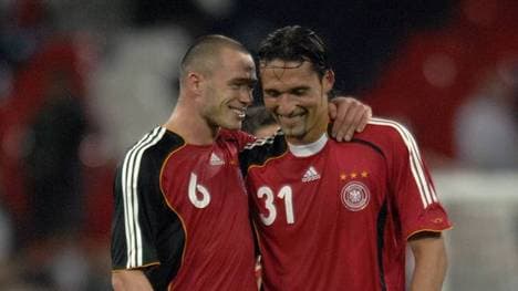 Christian Pander (l.) neben Kevin Kuranyi