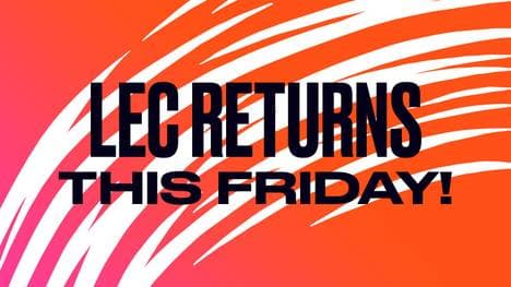 LEC & LCS werden online fortgesetzt