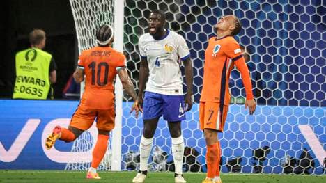 Frankreichs Innenverteidiger Dayot Upamecano lieferte gegen die Niederlande eine starke Vorstellung ab