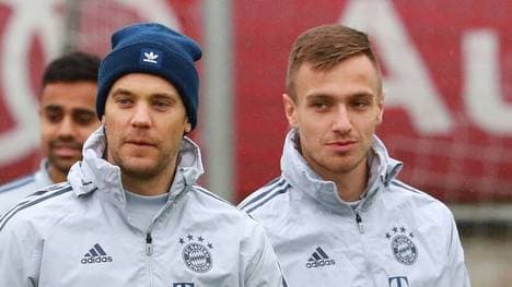 Manuel Neuer (l.) hat Vertrauen in Christian Früchtl (r.)
