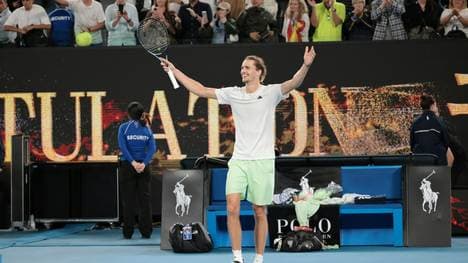 Alexander Zverev spielt in Melbourne um den Finaleinzug
