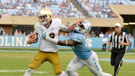 Notre Dame-Quarterback Ian Book vertritt den verletzten Brandon Wimbush