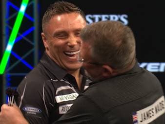 Gerwyn Price siegt beim Grand Slam of Darts gegen James Wade souverän mit 5:0.