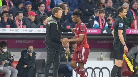 Julian Nagelsmann (l.) zeigte Verständnis für Kingsley Coman