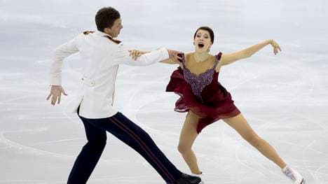 Ekaterina Bobrowa und ihr Partner Dimitri Solowjev