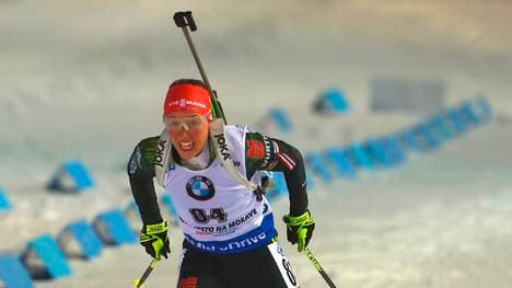 BIATHLON-WORLD-WOMEN Nach ihrem Comeback feiert Laura Dahlmeier einen fünften Platz in der Verfolgung