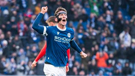 Bielefeld rettet gegen Unterhaching einen Punkt