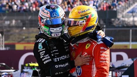 Lewis Hamilton wurde im F1-Sprintrennen von Kimi Antonelli überholt