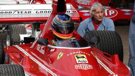 Adrian Newey fährt den Ferrari 312 T von Niki Lauda