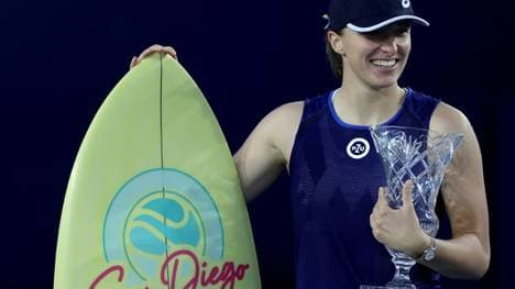 Freut sich über ihren nächsten Titel: Iga Swiatek