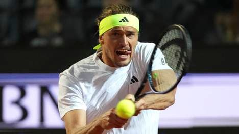 Alexander Zverev glänzte zum Auftakt in Rom