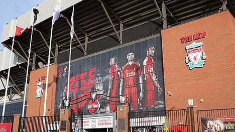 Die Anfield Road ist die Spielstätte des FC Liverpool