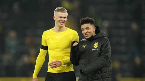Erling Haaland und Jadon Sancho sind auf dem Transfermarkt heiß begehrt