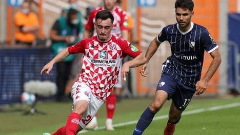 Mainz 05 verleiht Paul Nebel (l.) an den Karlsruher SC