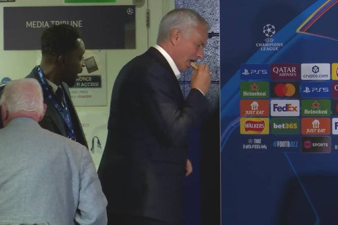 Rührende Szene mit Mourinho