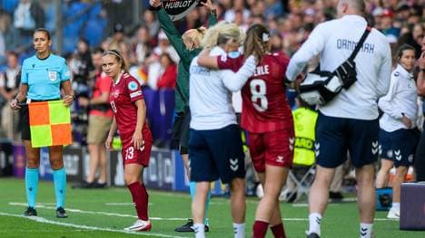 Emma Snerle musste nach dem deutschen Siegtor ausgewechselt werden