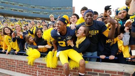 Fans der Michigan Wolverines