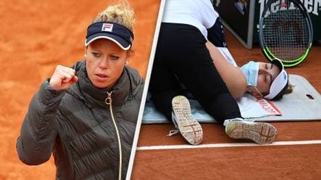 Laura Siegemund ist eine Runde weiter - Paula Badosa Gilbert erwischte es am Rücken