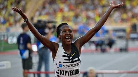 Faith Kipyegon setzte ihre Weltrekordshow fort