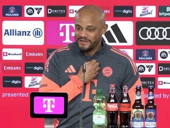 Bayern-Trainer Vincent Kompany wird auf der Pressekonferenz vor dem Duell mit der TSG Hoffenheim mit einem möglichen Ausfall von Manuel Neuer konfrontiert - und reagiert direkt.