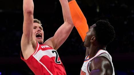 Moritz Wagner von den Washington Wizards zeigte eine starke Leistung