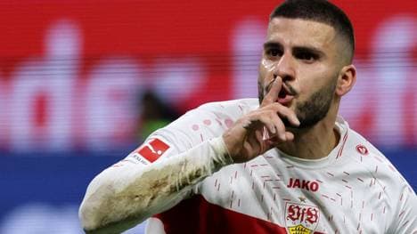 Deniz Undav vom VfB Stuttgart will bald für Deutschland stürmen