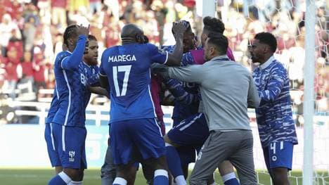 Die Spieler von Al-Hilal feiern Einzug ins Halbfinale