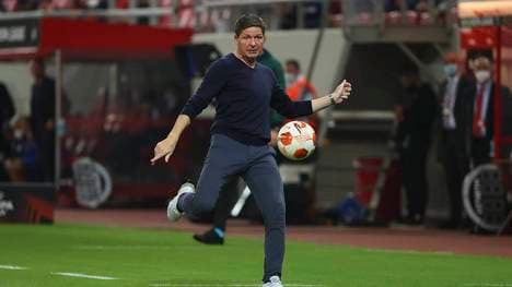 Oliver Glasner überraschte gegen Piräus mit einem Wutausbruch