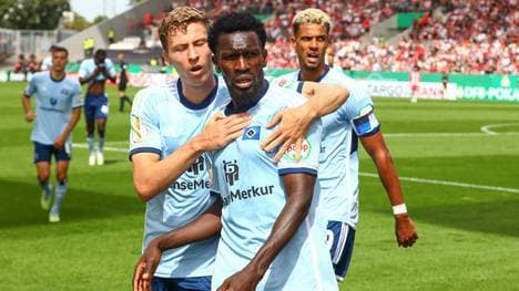 Bakery Jatta traf in Essen zweimal für den HSV