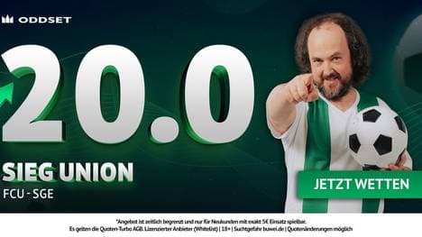 Oddset Quoten-Boost für Union Berlin gegen Eintracht Frankfurt | Bundesliga Spieltag 21